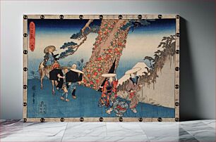 Πίνακας, Act VIII: Konami's Bridal Journey by Utagawa Hiroshige