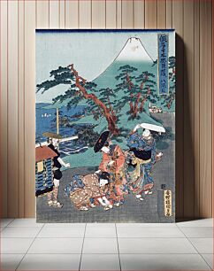 Πίνακας, Act VIII: Konami's Bridal Procession. by Utagawa Kunisada