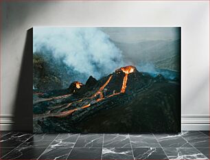 Πίνακας, Active Volcano Eruption Ενεργή έκρηξη ηφαιστείου