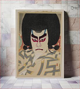 Πίνακας, Actor Ichikawa Sadanji II as Narukami Shōnin, from the series “Creative Prints of Collected Portraits by Shunsen”