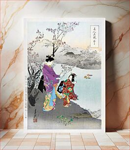 Πίνακας, Admiring the Plum Blossom (1887–1896) by Ogata Gekko