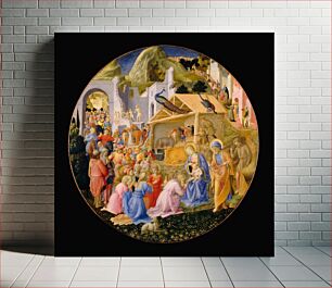 Πίνακας, Adoration of the Magi (1492) by Fra Angelico and Fra Filippo Lippi