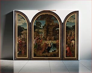 Πίνακας, Adoration of the Magi by Lucas van Leyden