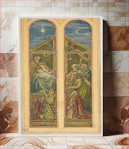 Πίνακας, Adoration of the Magi (Design for Stained Glass Window), Francis Augustus Lathrop