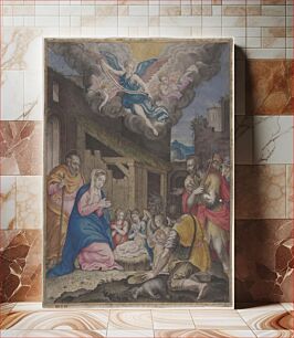 Πίνακας, Adoration of the Shepherds, Anonymous, Italian, Cremonese, 16th century