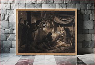 Πίνακας, Adoration of the Shepherds by Carl Bloch