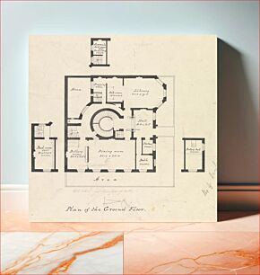 Πίνακας, Adrian Hope's House I: Plan of the Ground Floor