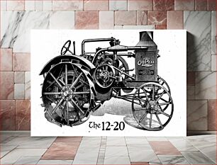 Πίνακας, Advance-Rumely OilPull 12-20 tractor as advertised in the May 3, 1919 issue of Country Gentleman. The tractor was manufactured in La Porte, Indiana, USA