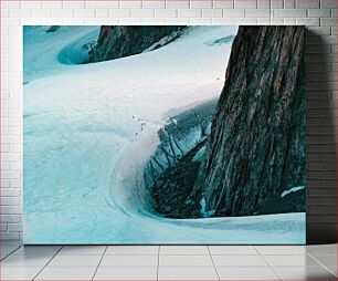 Πίνακας, Adventurers on a Glacier Περιπετειώδεις σε παγετώνα