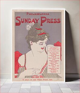 Πίνακας, Advertisement for Philadelphia Sunday Press: Oct. 13, 1895