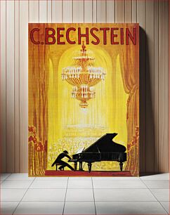 Πίνακας, Advertisement Poster for the German Piano Manufacturer C. Bechstein published around 1920