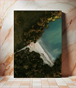 Πίνακας, Aerial Beach View Εναέρια θέα στην παραλία