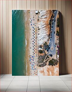 Πίνακας, Aerial View of a Beach Αεροφωτογραφία μιας παραλίας