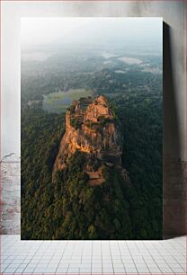 Πίνακας, Aerial View of Ancient Rock Fortress Εναέρια άποψη του αρχαίου φρουρίου βράχου