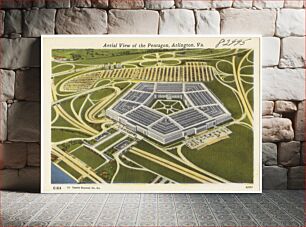 Πίνακας, Aerial view of Pentagon, Arlington, Va