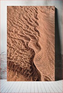 Πίνακας, Aerial View of Sand Dunes Αεροφωτογραφία των αμμοθινών