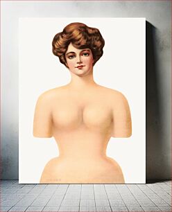 Πίνακας, Aesthetic chromolithograph female mannequin