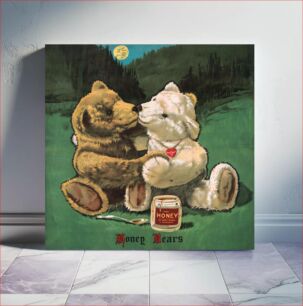 Πίνακας, Aesthetic cute teddy bear print