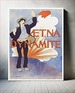 Πίνακας, Aetna Dynamite (1895) by Edward Penfield