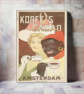 Πίνακας, Affiche:Korff's cacao, Amsterdam. Opdrachtgever/adverteerder: F. Korff & Co (Amsterdam)