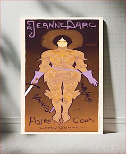 Πίνακας, Affiche pour le Magasin de Nouveautés "A Jeanne d'Arc" à Carcassonne (1898) by Geor