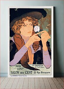 Πίνακας, Affiche pour le Salon des Cent, "5e Exposition d'Art" (1896) by Georges de Feure