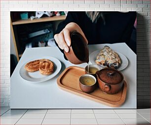 Πίνακας, Afternoon Tea and Pastries Απογευματινό τσάι και γλυκά