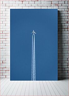 Πίνακας, Airplane in Blue Sky Αεροπλάνο στο Blue Sky