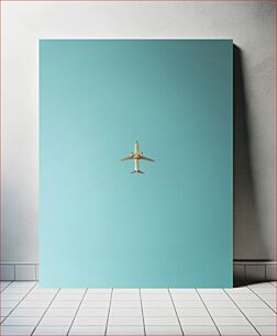 Πίνακας, Airplane in Clear Sky Αεροπλάνο στον Καθαρό Ουρανό