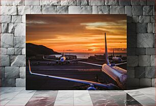 Πίνακας, Airplanes at Sunset Αεροπλάνα στο ηλιοβασίλεμα