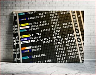 Πίνακας, Airport Departure Board Συμβούλιο αναχώρησης αεροδρομίου