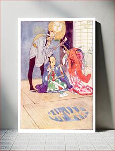 Πίνακας, "Alas, my poor little bride that was to be!" - Frontispiece to The Story of the Mikado, Told by W