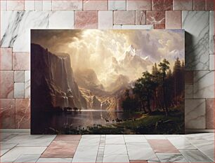 Πίνακας, Albert Bierstadt - Among the Sierra Nevada, California
