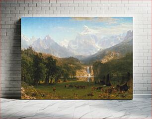 Πίνακας, Albert Bierstadt - The Rocky Mountains, Lander's Peak