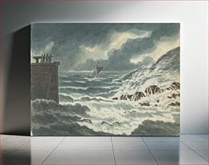 Πίνακας, Album of Landscape and Figure Studies: Storm at Sea