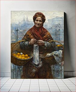 Πίνακας, Aleksander Gierymski - Jewish woman selling oranges