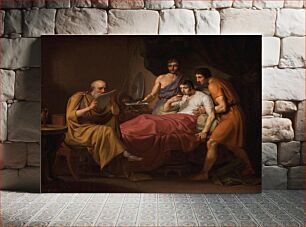 Πίνακας, Alexander the Great on his Sickbed by C.W. Eckersberg