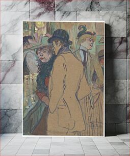 Πίνακας, Alfred la Guigne (1894) by Henri de Toulouse–Lautrec