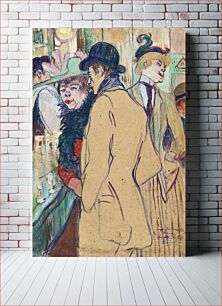 Πίνακας, Alfred la Guigne (1894) by Henri de Toulouse–Lautrec
