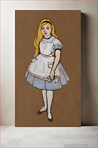 Πίνακας, Alice (1915) Costume Design for Alice in Wonderland in high resolution by William Penhallow Henderson