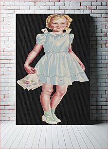 Πίνακας, Alice paper doll in outfits