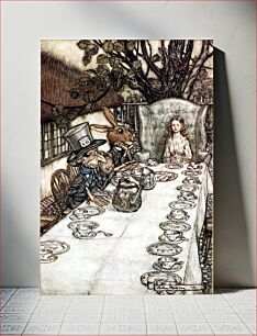 Πίνακας, Alice's Adventures in Wonderland (1916) illustrated by Arthur Rackham