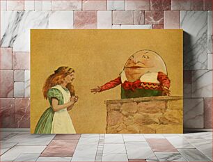 Πίνακας, "Alice's adventures in Wonderland" and "Through the looking glass" (1915) by Lewis Carroll