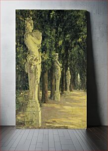 Πίνακας, Allee de l'Ete, Versailles, Carroll Beckwith