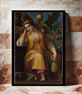 Πίνακας, Allegory of Avarice by Jacopo Ligozzi