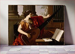 Πίνακας, Allegory of Music by Laurent de La Hyre
