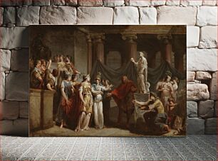 Πίνακας, Allegory of the City of Bern ( The Temple of the LIberal Arts, with the city of Bern and the Goddess Minerva) by Jacques Sablet