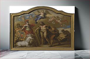 Πίνακας, Allegory of the Power of Great Britain by Land, design for a decorative panel for George I's ceremonial coach