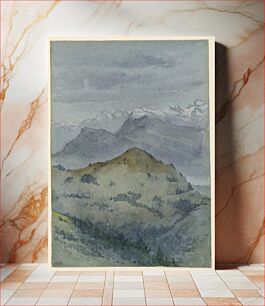 Πίνακας, Alps, Arnold William Brunner