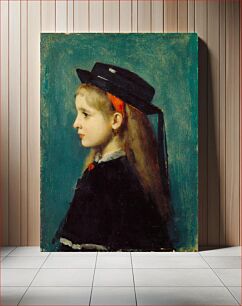 Πίνακας, Alsatian Girl (1873) by Jean Jacques Henner